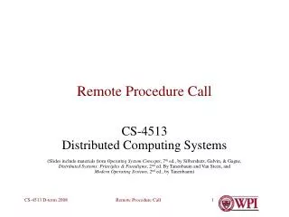 Remote Procedure Call