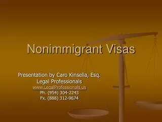 Nonimmigrant Visas