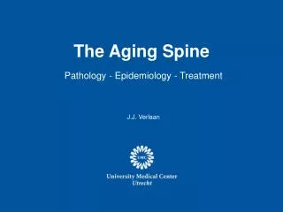 The Aging Spine