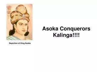 Depiction of King Asoka