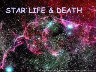 STAR LIFE &amp; DEATH