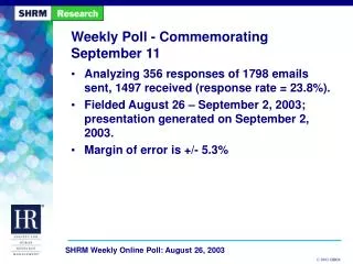Weekly Poll - Commemorating September 11