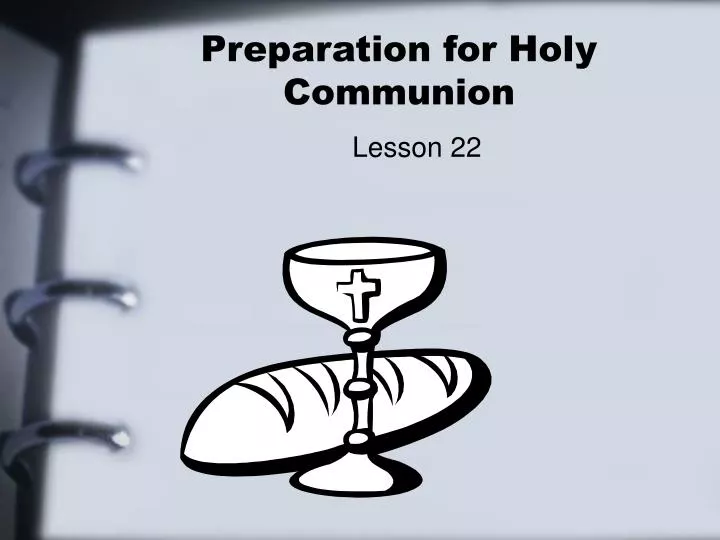 preparation for holy communion