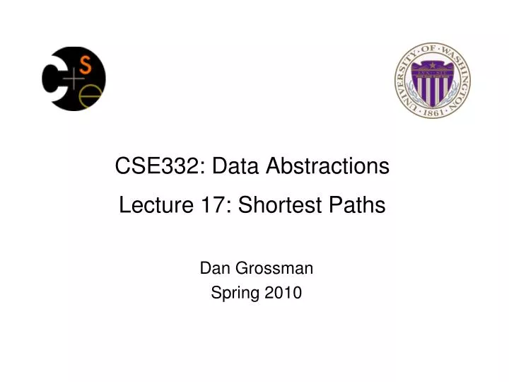 cse332 data abstractions lecture 17 shortest paths