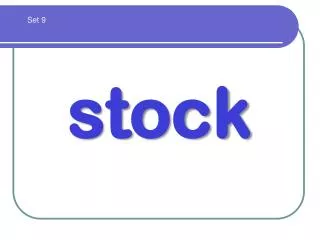 stock