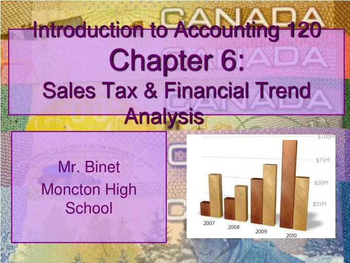 introduction to accounting 120 chapter 6 sales tax financial trend analysis