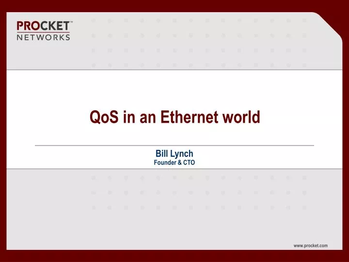 qos in an ethernet world