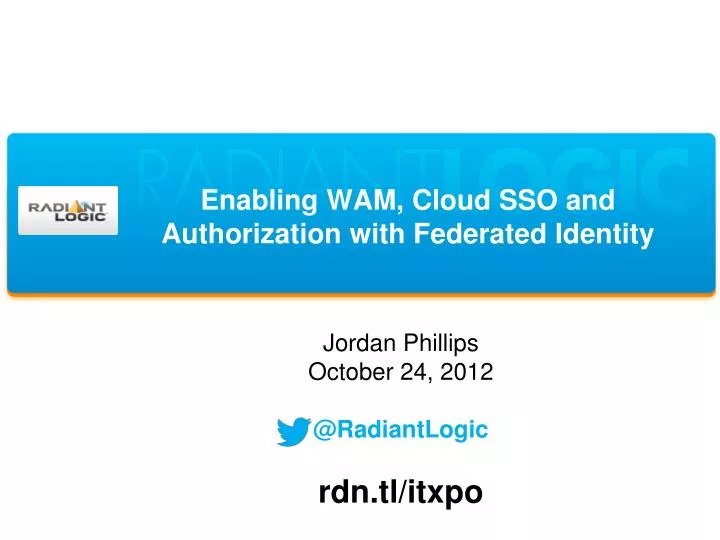 enabling wam cloud sso and authorization with federated identity