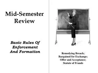 Mid-Semester Review