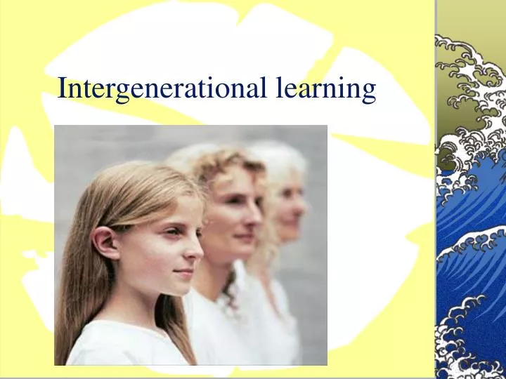 intergenerational learning