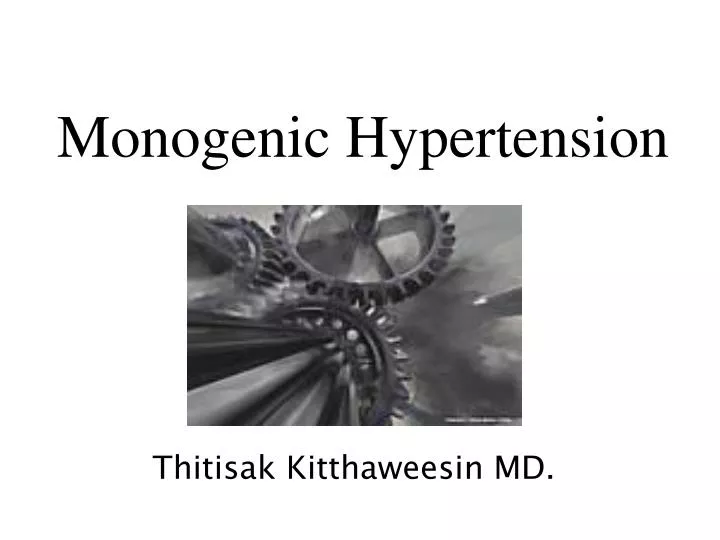 monogenic hypertension