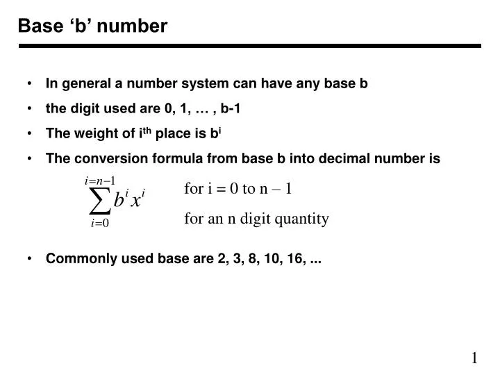 base b number