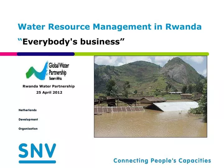 water resource management in rwanda everybody s business