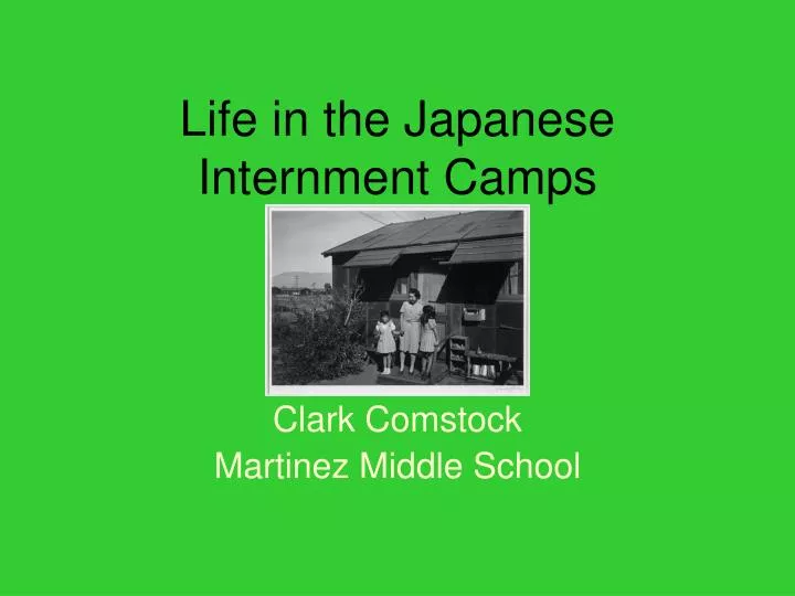 life in the japanese internment camps