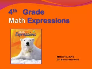 4 th Grade Math Expressions