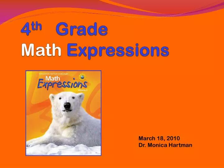4 th grade math expressions