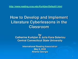 How to Develop and Implement Literature Cyberlessons in the Classroom