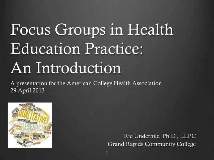 focus groups in health education practice an introduction