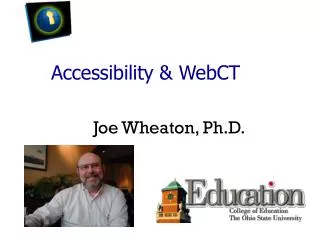 Accessibility &amp; WebCT
