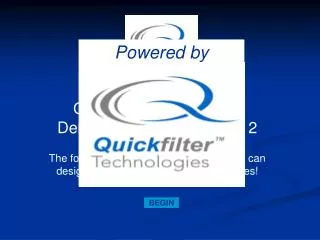 Quickfilter Pro Software Demonstration for QF4A512
