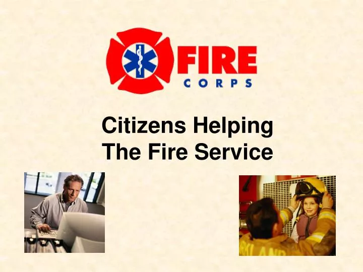 citizens helping the fire service