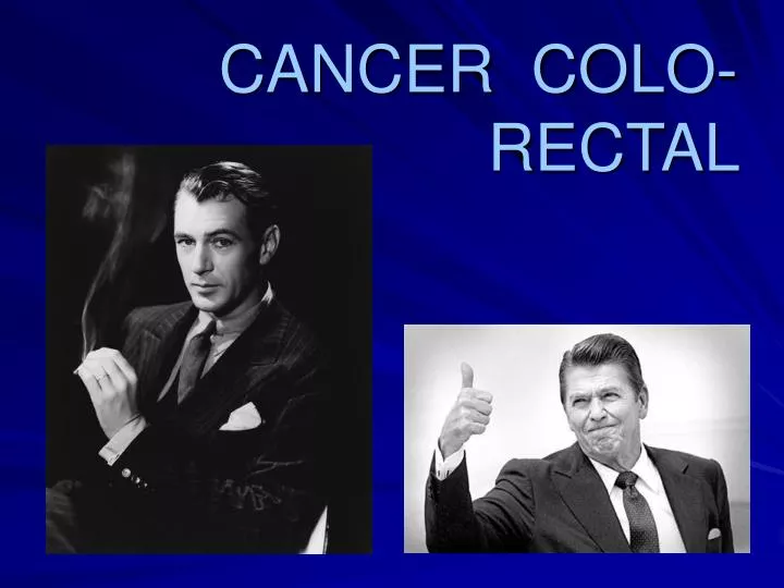 cancer colo rectal