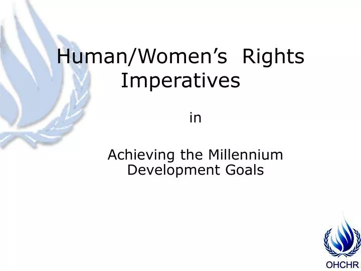 human women s rights imperatives