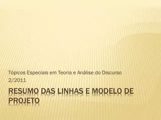 t picos especiais em teoria e an lise do discurso 2 2011