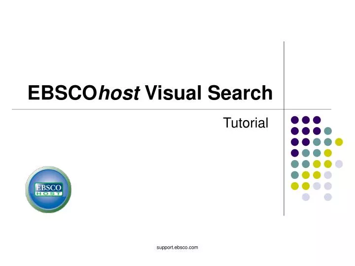 ebsco host visual search