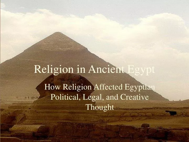 religion in ancient egypt