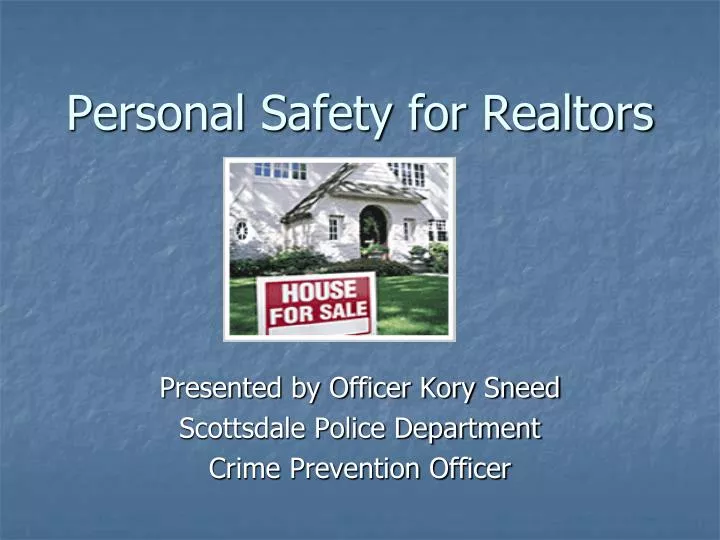 personal safety for realtors