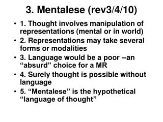 3. Mentalese (rev3/4/10)
