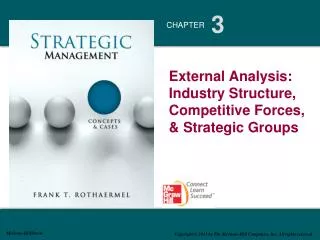 External Analysis: Industry Structure, Competitive Forces, &amp; Strategic Groups