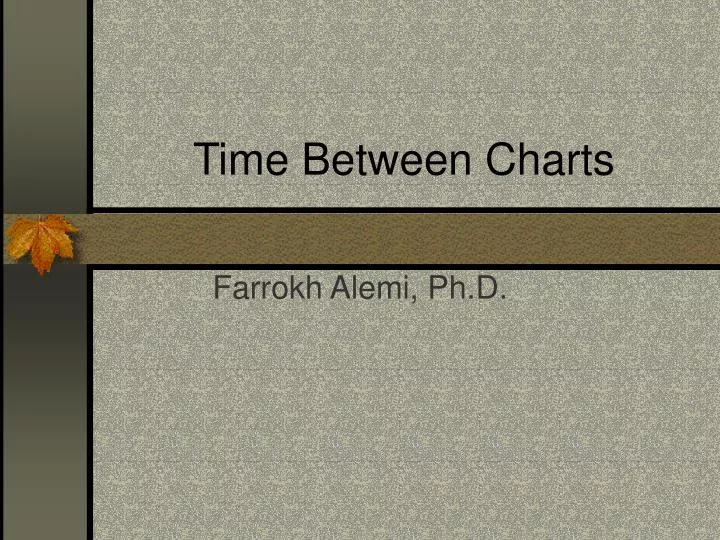 time between charts