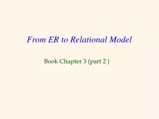 Book Chapter 3 (part 2 )