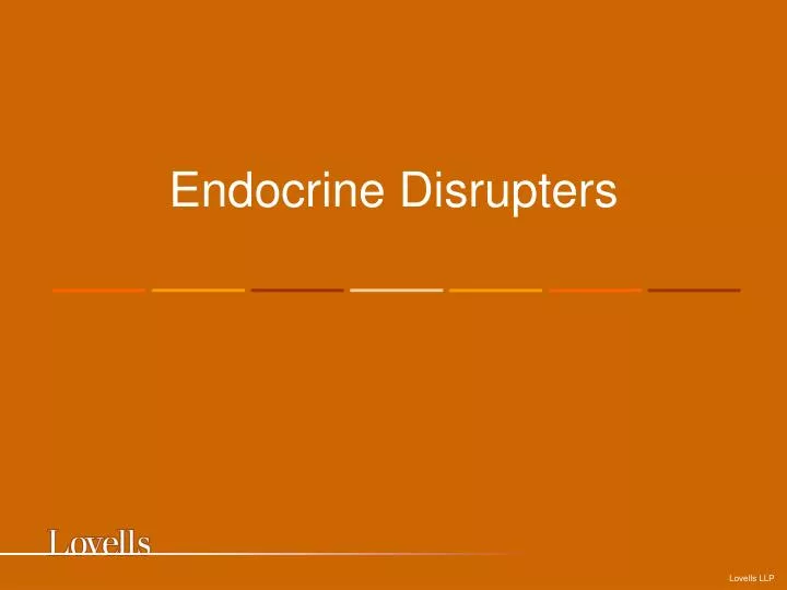 endocrine disrupters