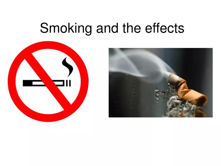smoking and the effects