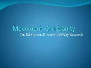 Movement Christianity