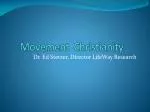 10 Essential Elements of Movemental Christianity in North America - slide 1