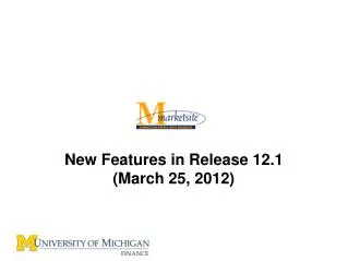 new features in release 12 1 march 25 2012