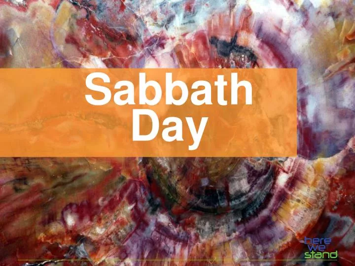 sabbath day
