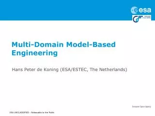 Multi-Domain Model-Based Engineering