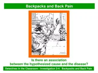 Backpacks and Back Pain