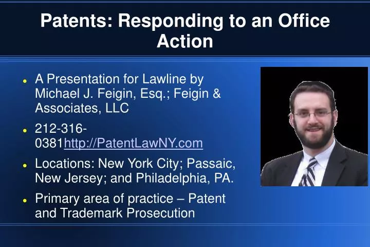 patents responding to an office action