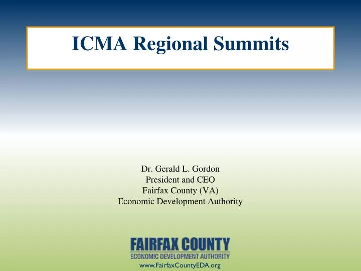 icma regional summits