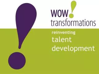 r einventing talent development