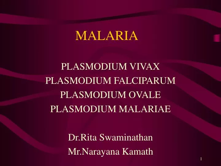 malaria