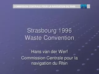 Strasbourg 1996 Waste Convention