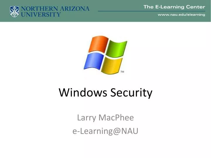 windows security