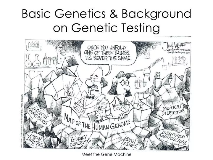 basic genetics background on genetic testing